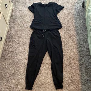 Black Jogger Scrubs